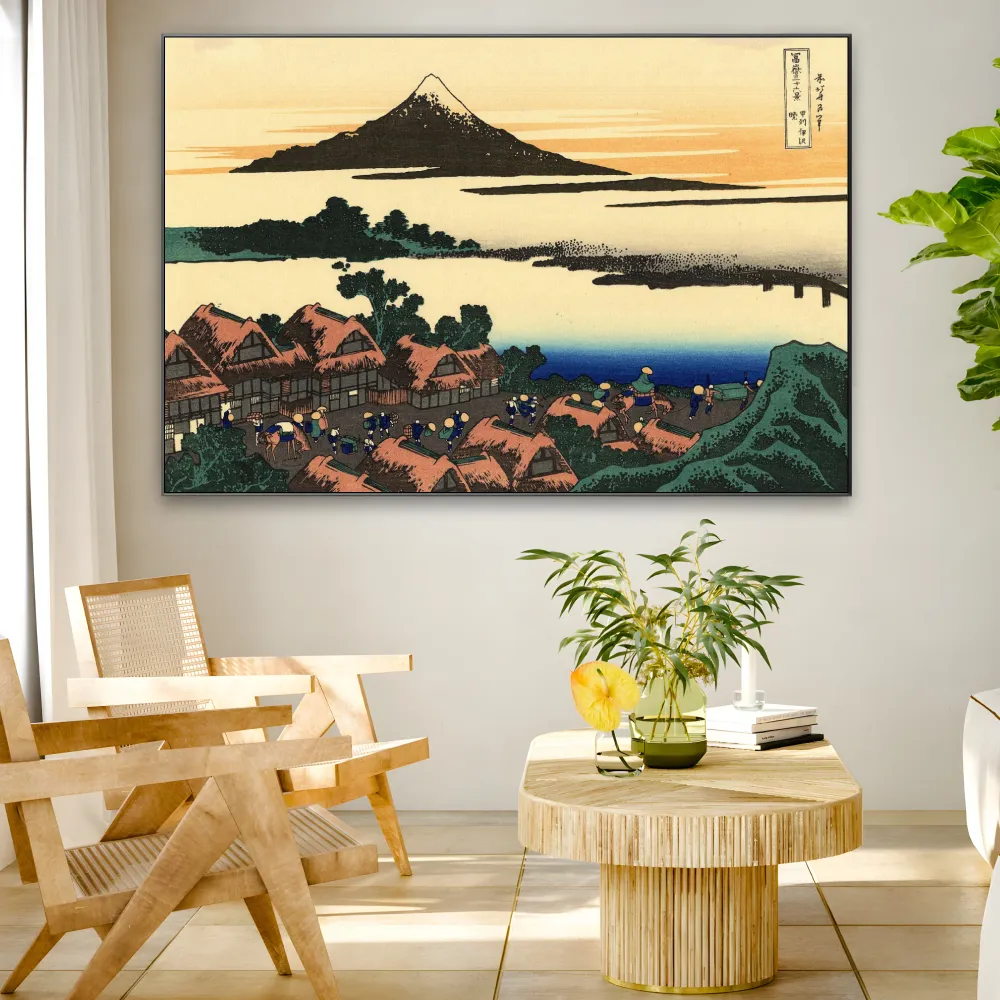 Aamu Isawassa Kai'n maakunnassa, Katsushika Hokusai OGC