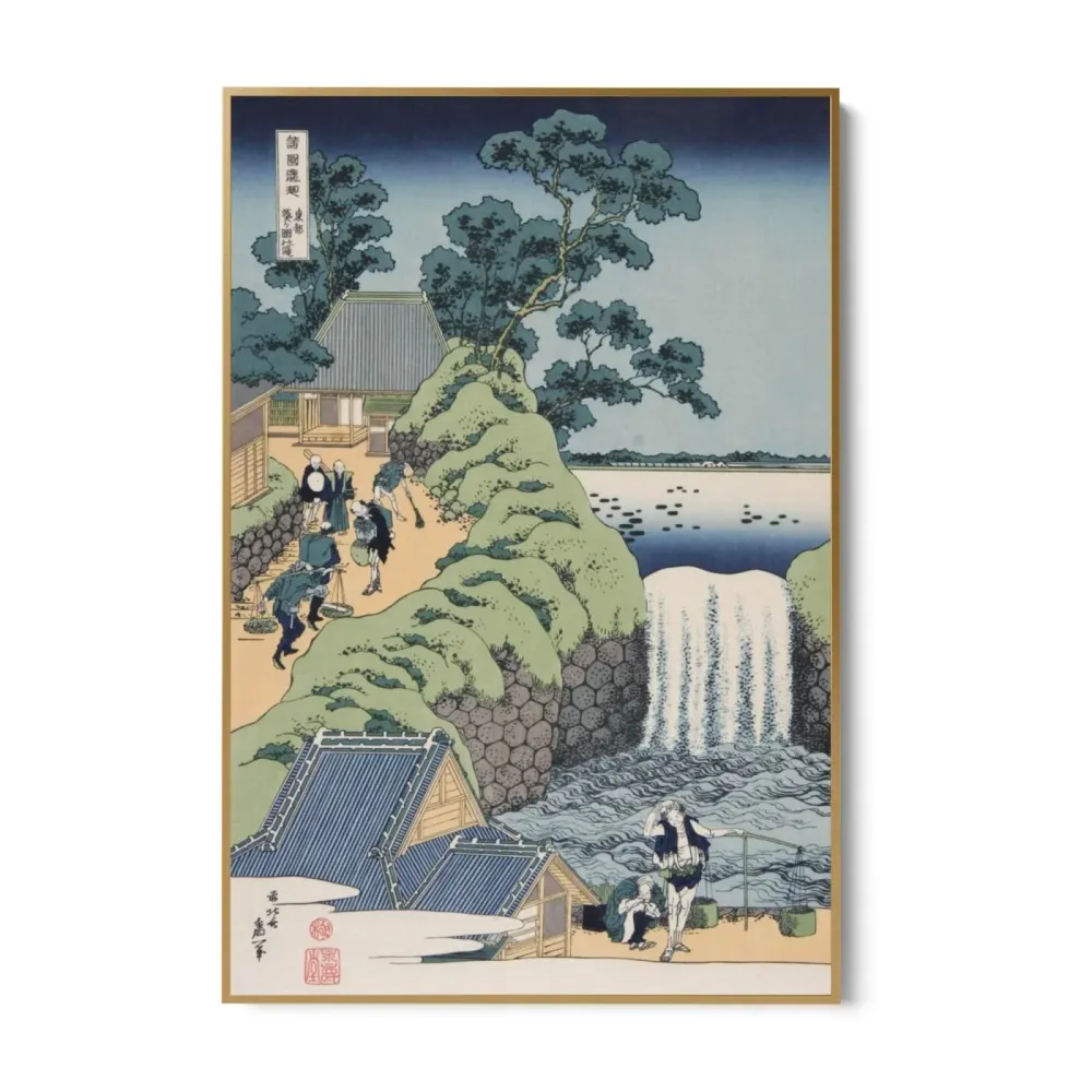 La Cascata di Aoi Heuvel, Katsushika Hokusai OGC