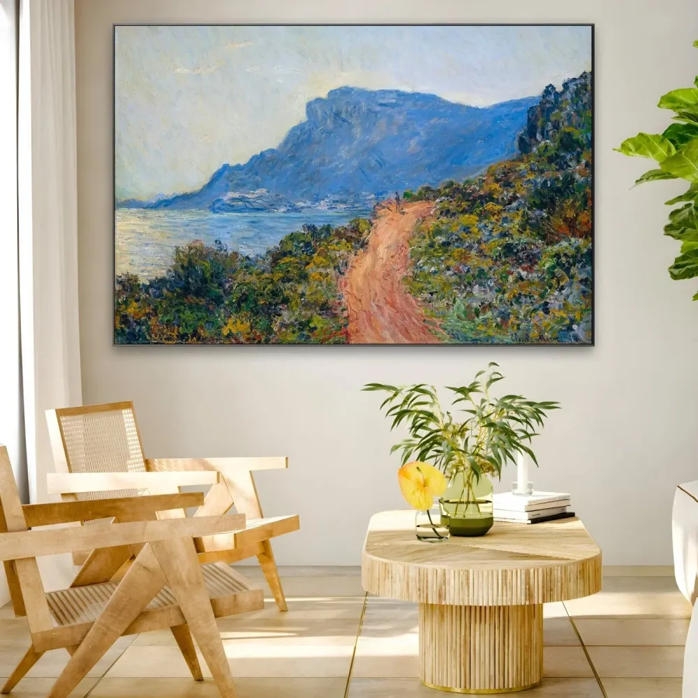 Corniche lähellä Monacoa, Claude Monet OGC