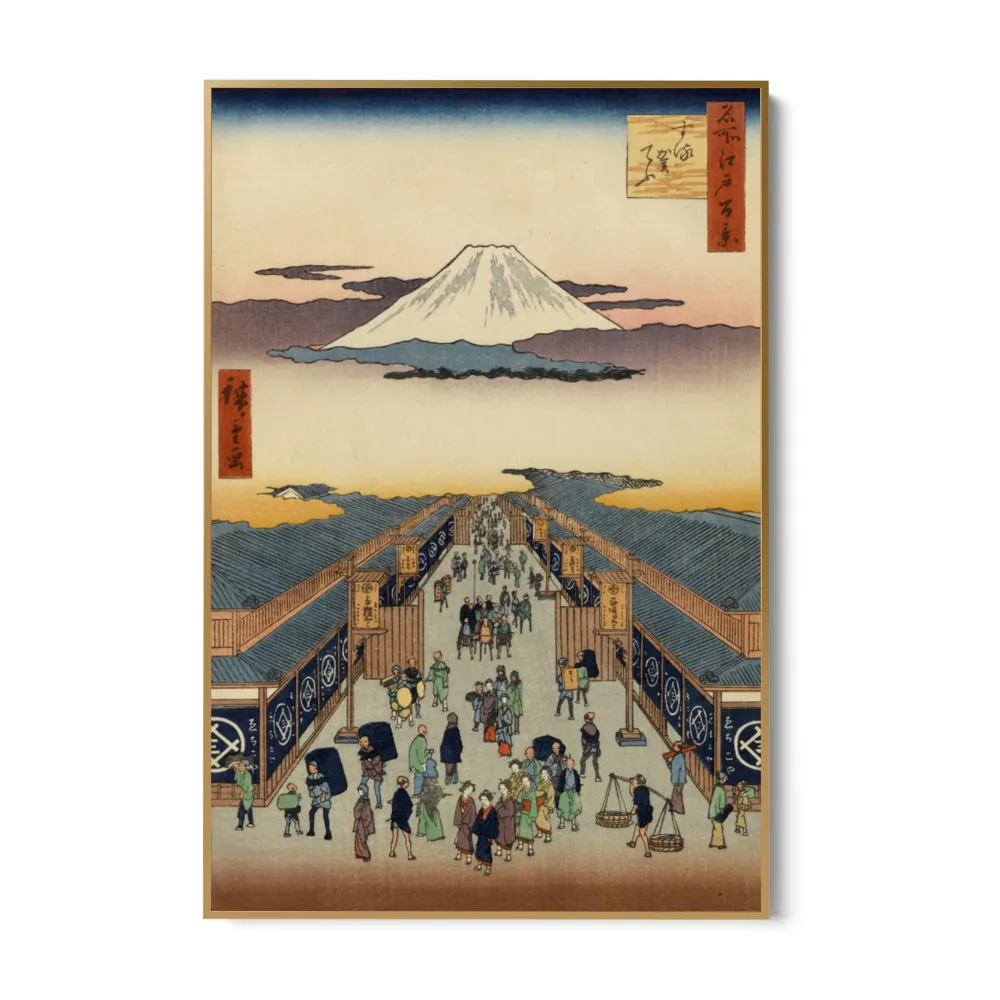 Edo VIII:n sadat kuuluisat näkymät, Utagawa Hiroshige OGC