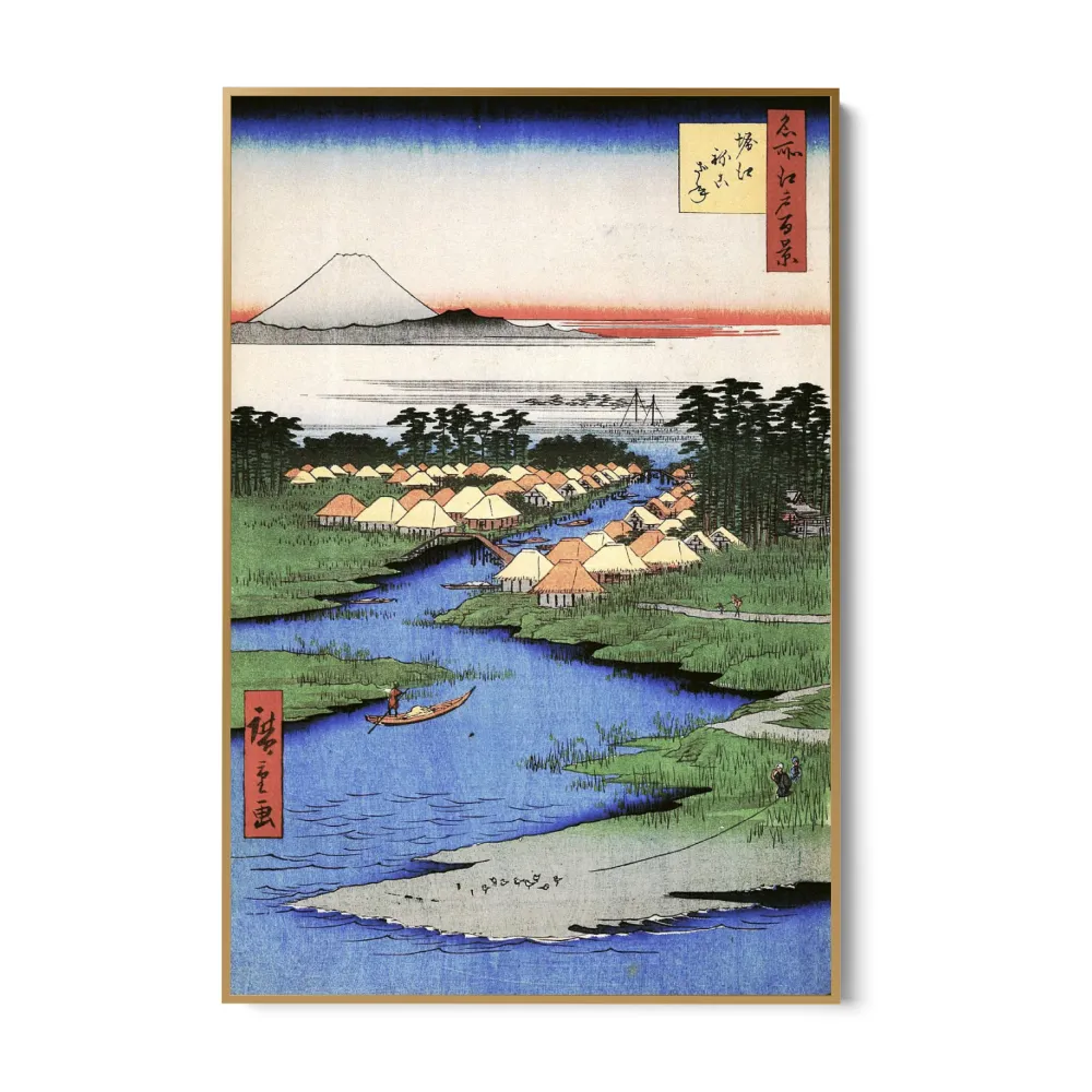 Edo XCVI:n sadat kuuluisat näkymät, Utagawa Hiroshige OGC