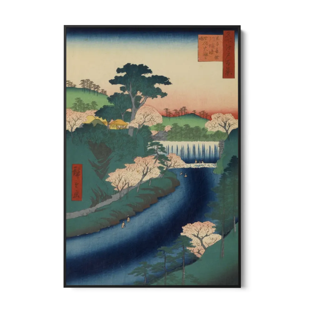 Edo XIX:n sadat kuuluisat näkymät, Utagawa Hiroshige OGC