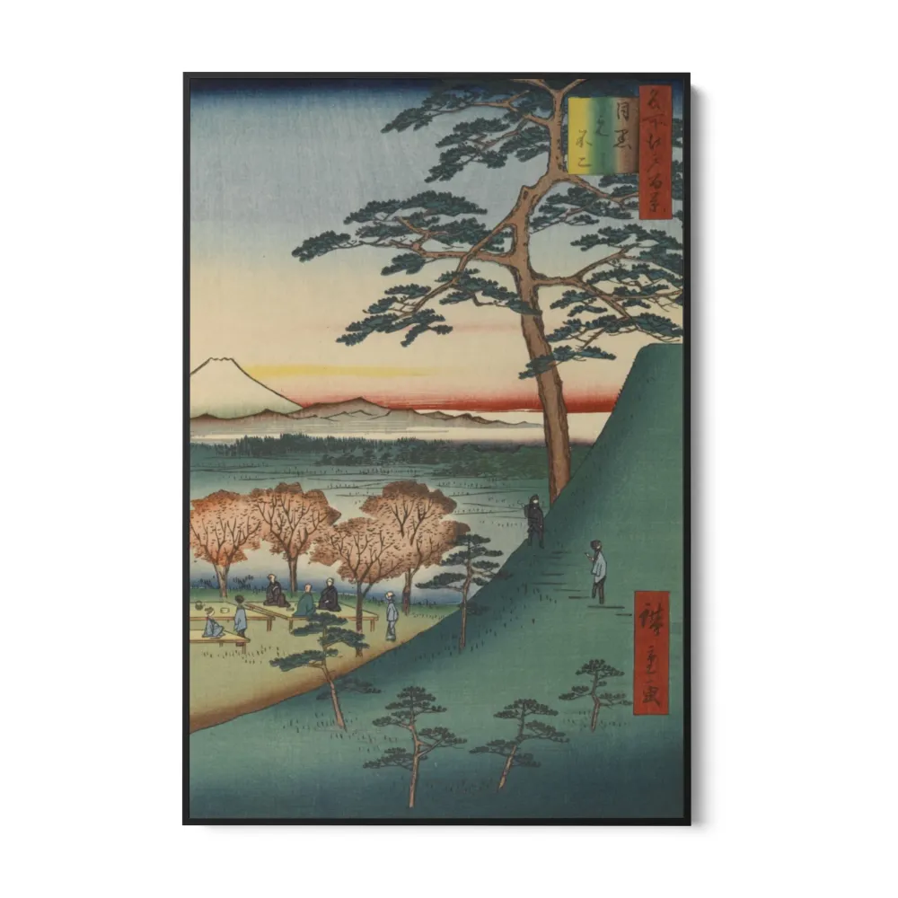 Edo XXV:n sadat kuuluisat näkymät, Utagawa Hiroshige OGC
