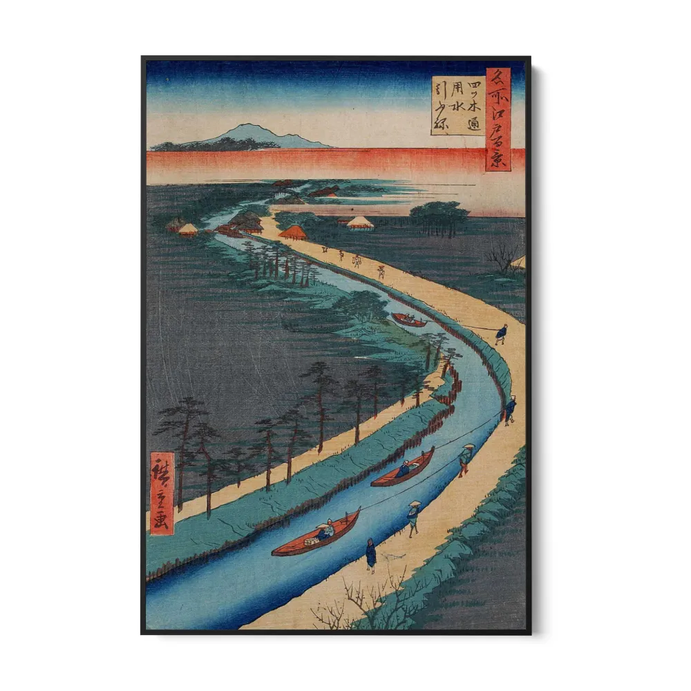 Edo XXXIII:n sadat kuuluisat näkymät, Utagawa Hiroshige OGC