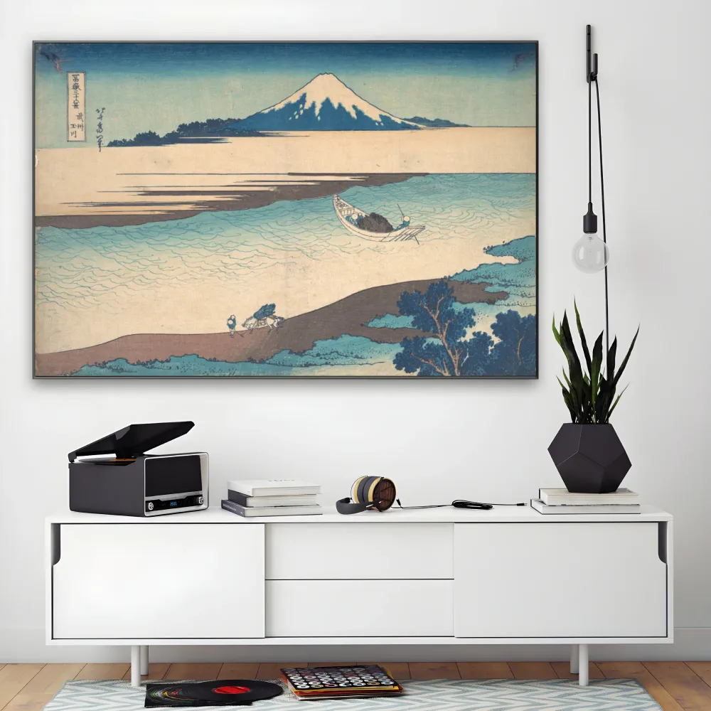 Fiume Tama, Katsushika Hokusai OGC