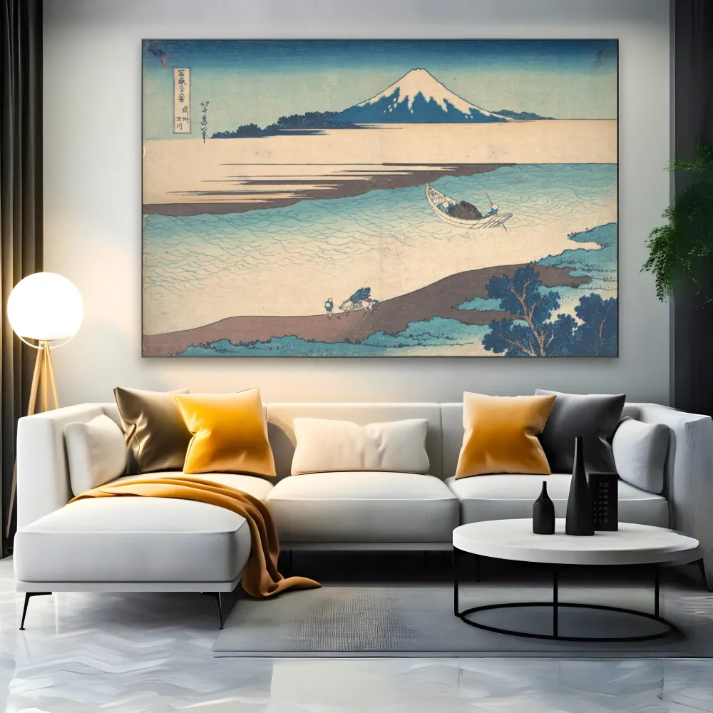 Fiume Tama, Katsushika Hokusai OGC