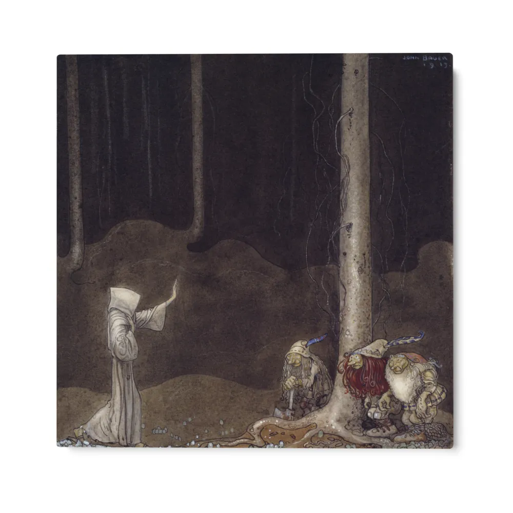 Fratello Martin ja kolme peikkoa, John Bauer OGC