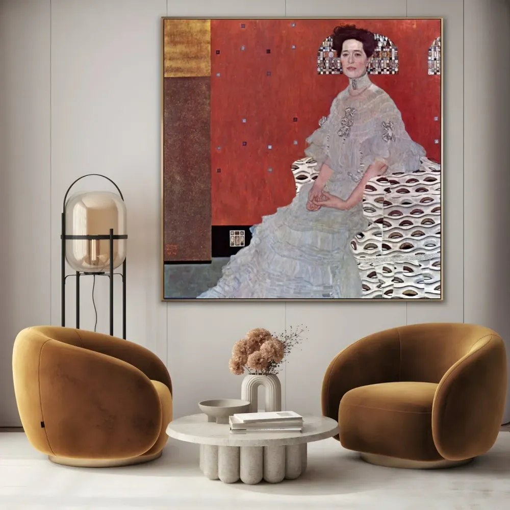 Fritza Riedlerin muotokuva - Gustav Klimt OGC