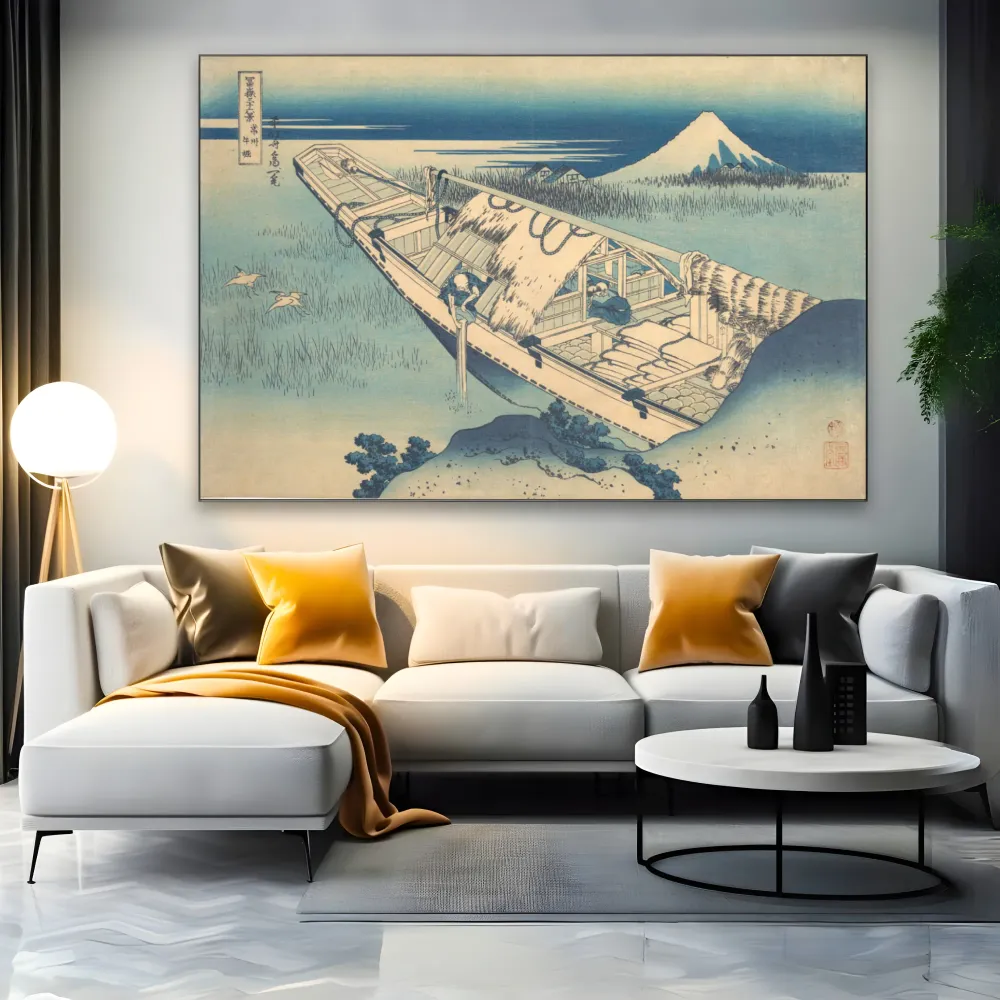 Fuji-näkymä veneestä, Katsushika Hokusai OGC