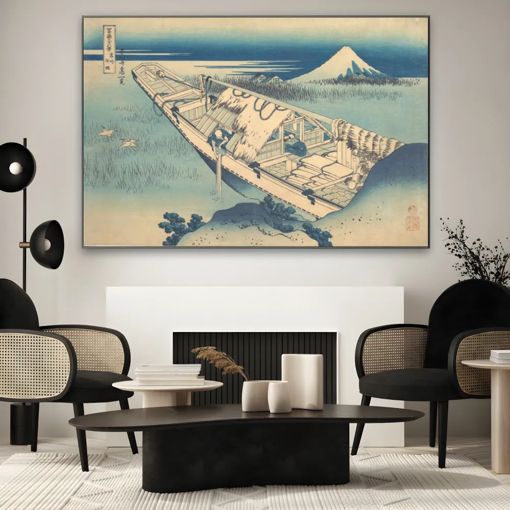 Fuji-näkymä veneestä, Katsushika Hokusai OGC