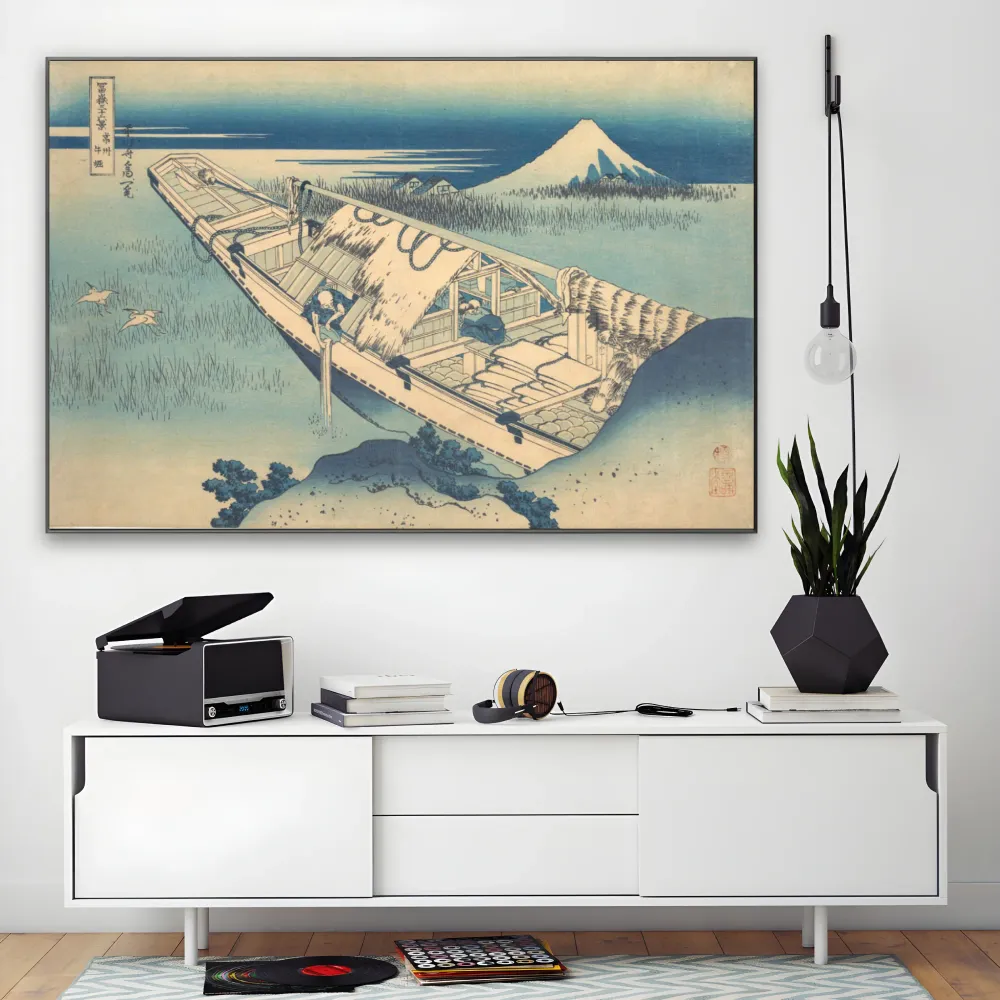 Fuji-näkymä veneestä, Katsushika Hokusai OGC