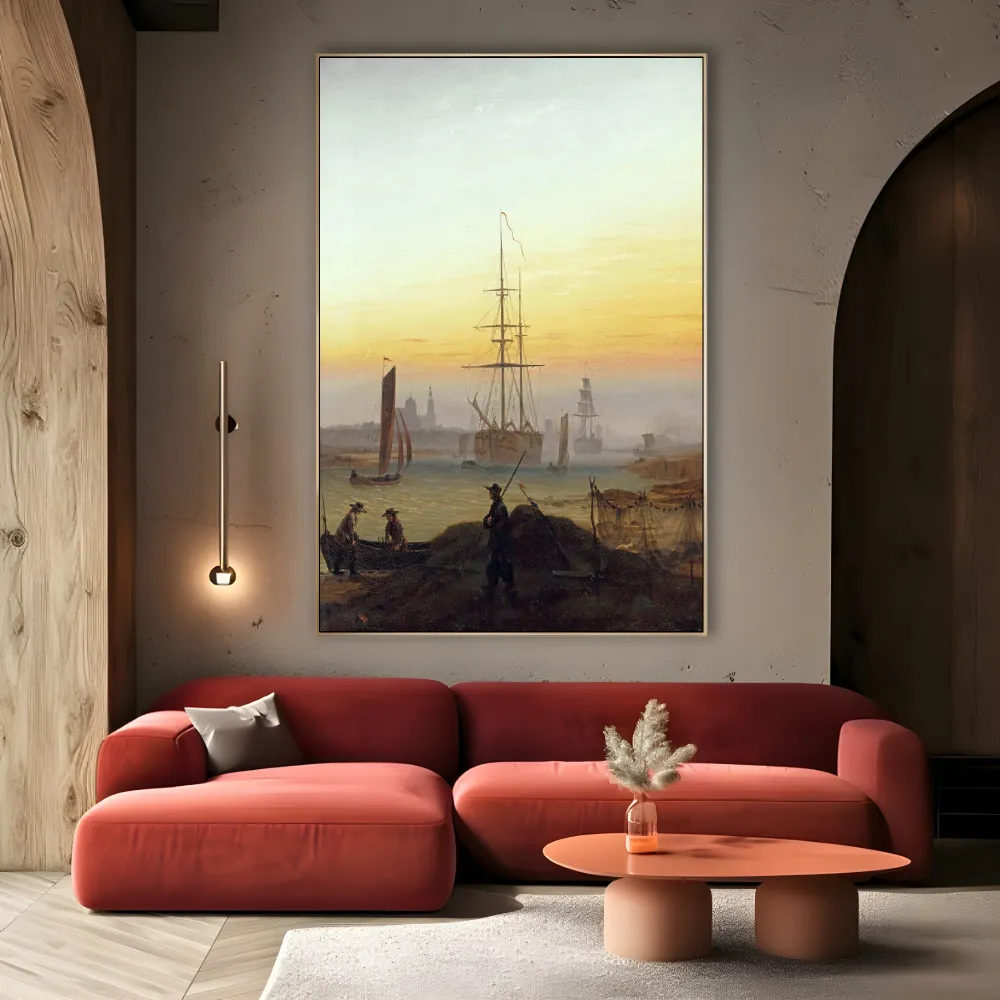 Greifswaldin satama, Caspar David Friedrich OGC