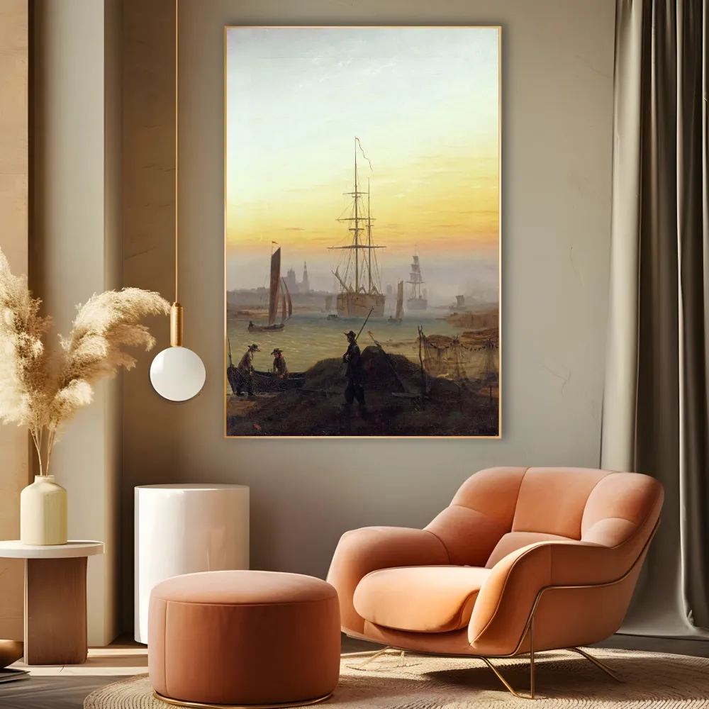 Greifswaldin satama, Caspar David Friedrich OGC