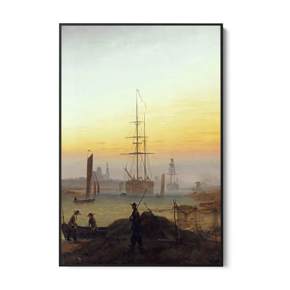 Greifswaldin satama, Caspar David Friedrich OGC
