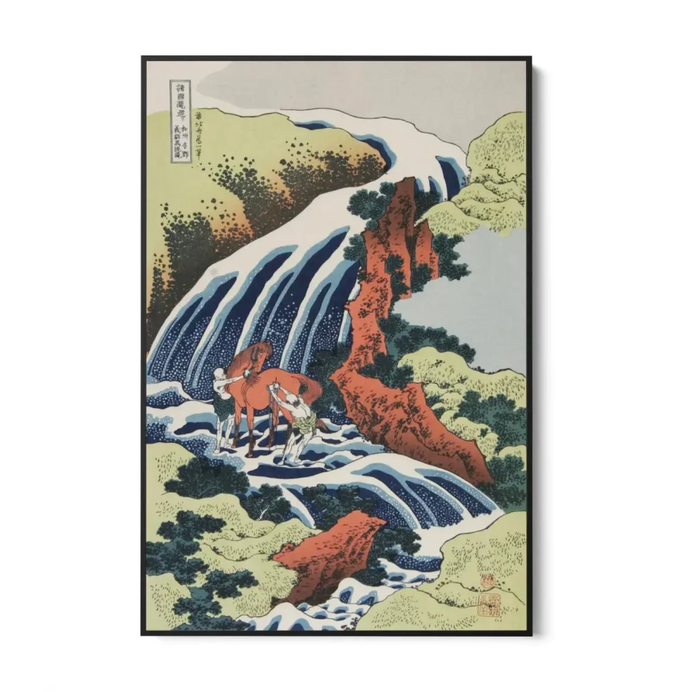 Hevosenpesuvesiputous, Katsushika Hokusai OGC