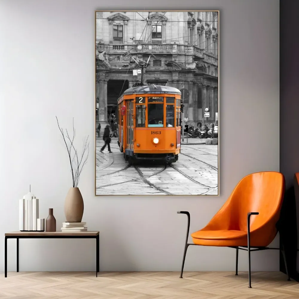 Historiallinen raitiovaunu, Milano, Italia OGC
