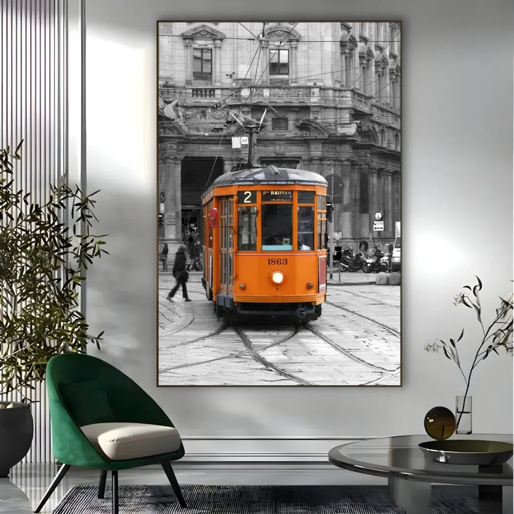 Historiallinen raitiovaunu, Milano, Italia OGC