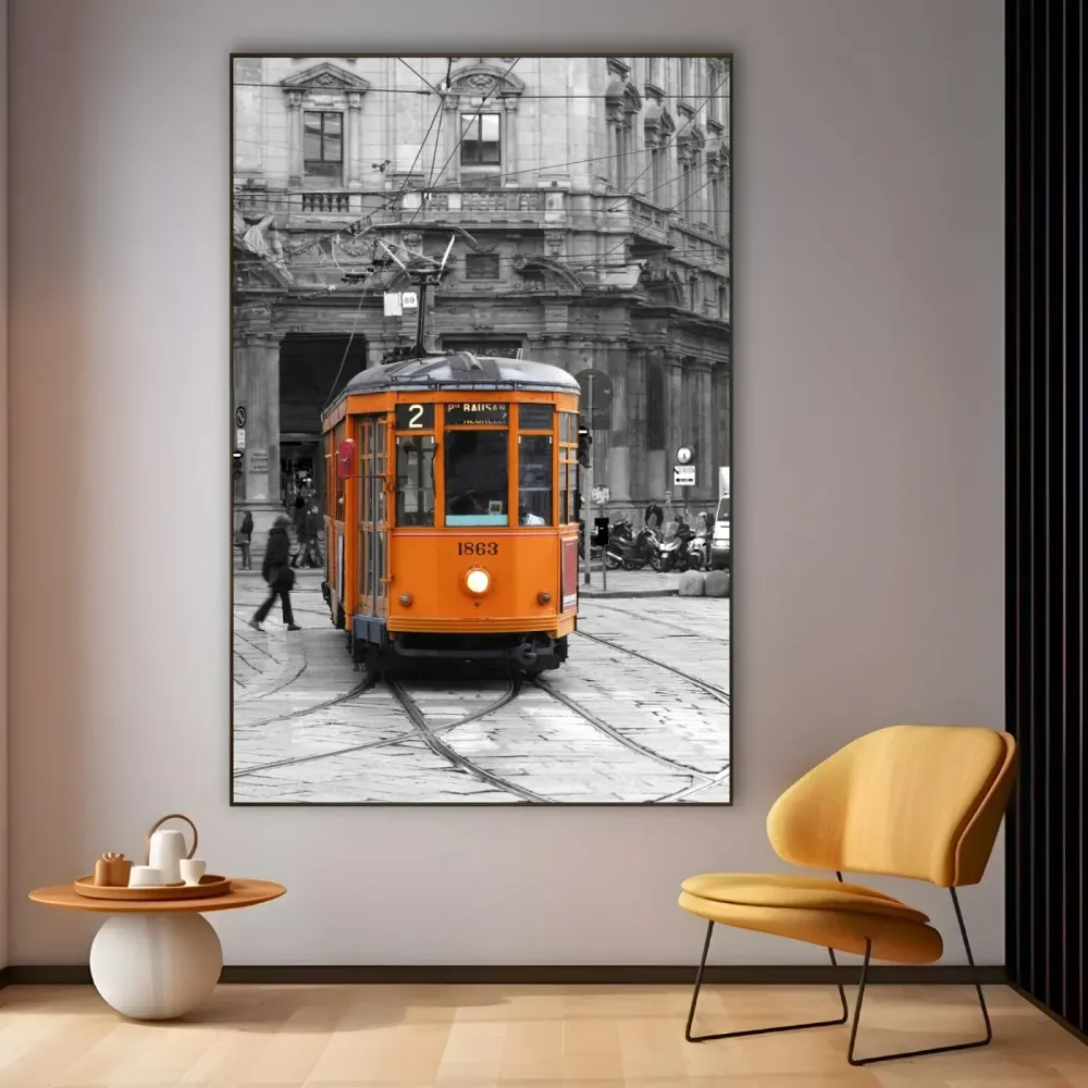Historiallinen raitiovaunu, Milano, Italia OGC