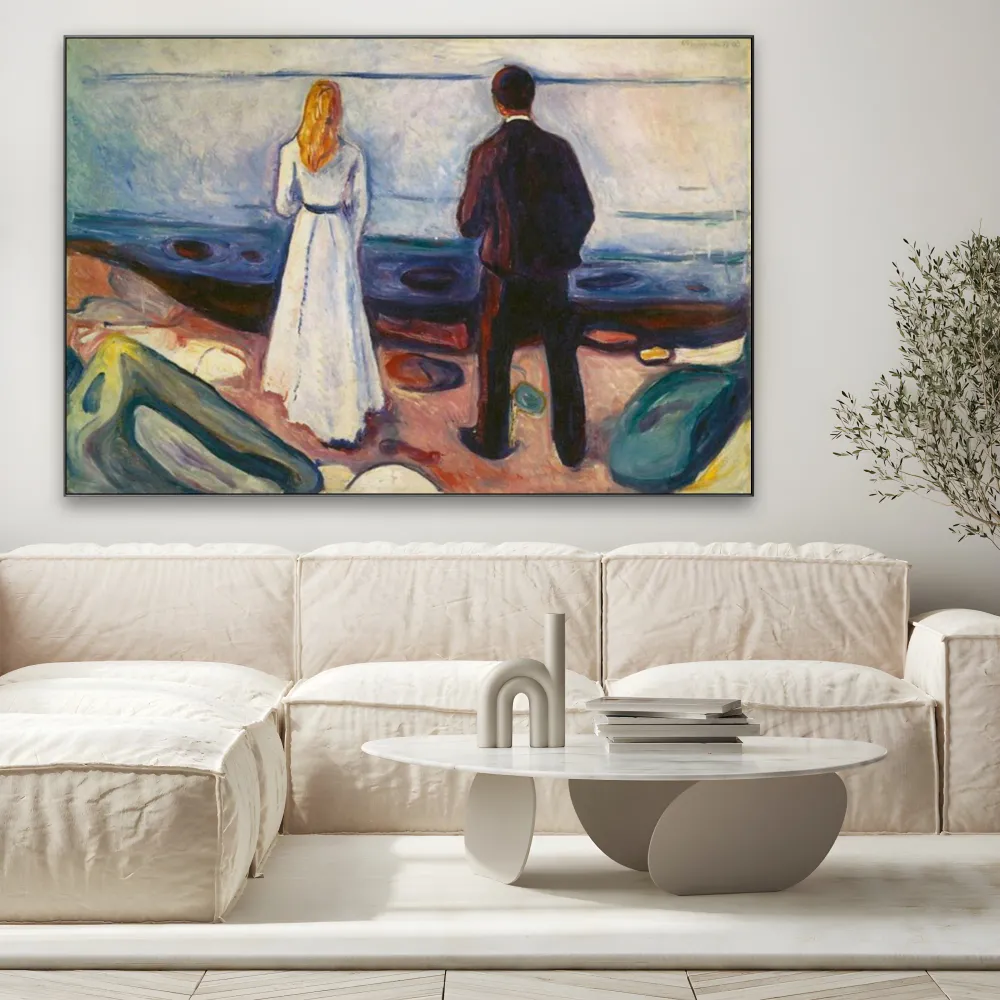 Kaksi ihmistä. Yksinäiset, Edvard Munch OGC