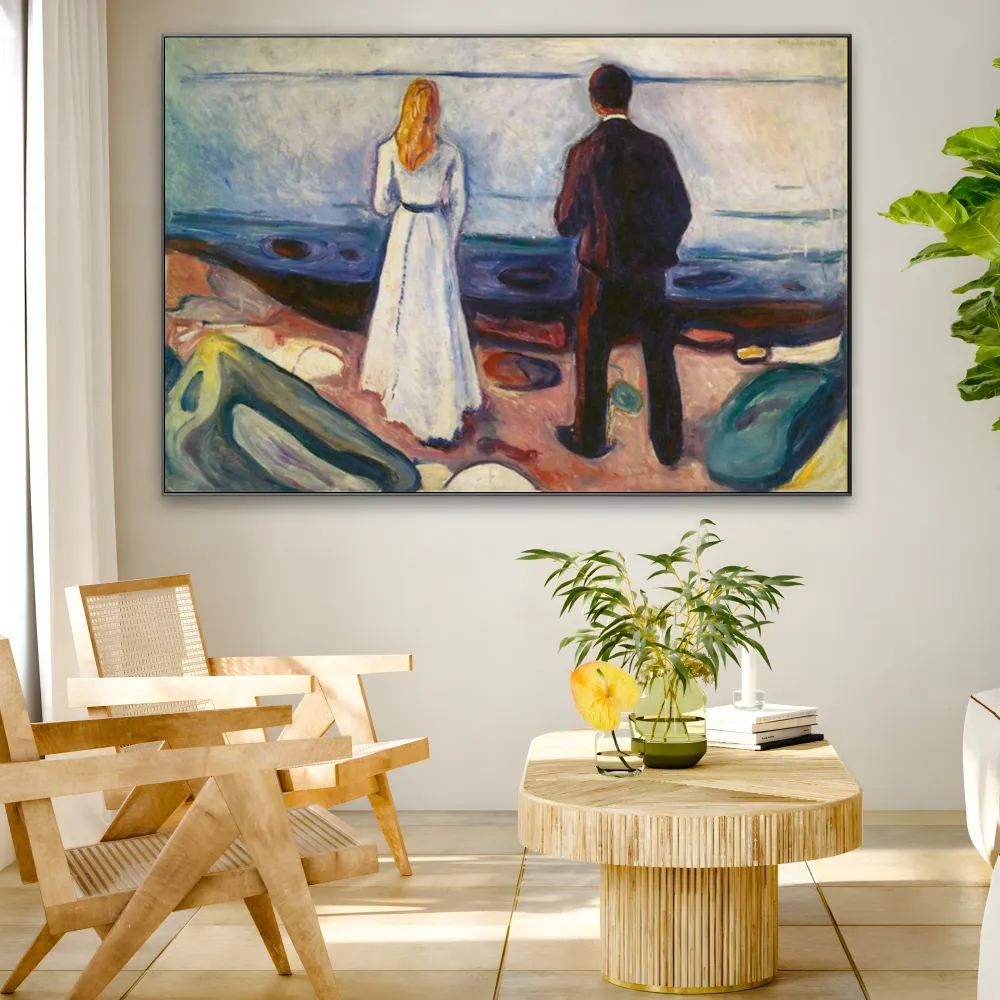 Kaksi ihmistä. Yksinäiset, Edvard Munch OGC