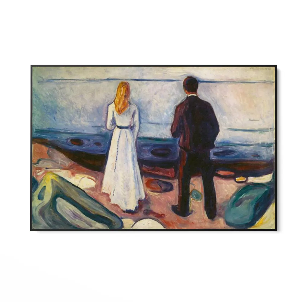 Kaksi ihmistä. Yksinäiset, Edvard Munch OGC