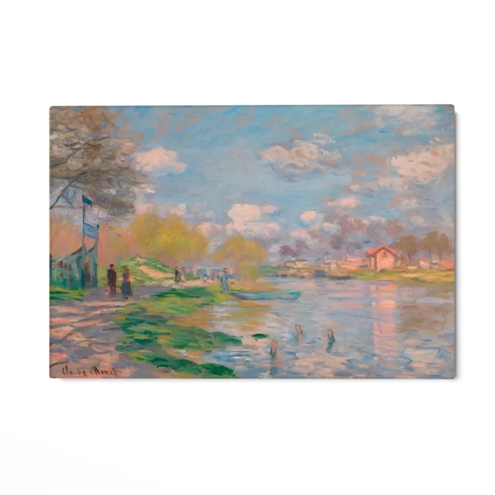 Kevät Seinen varrella - Claude Monet OGC