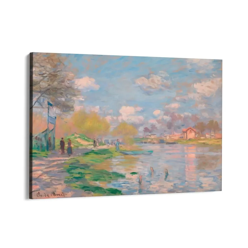 Kevät Seinen varrella - Claude Monet OGC