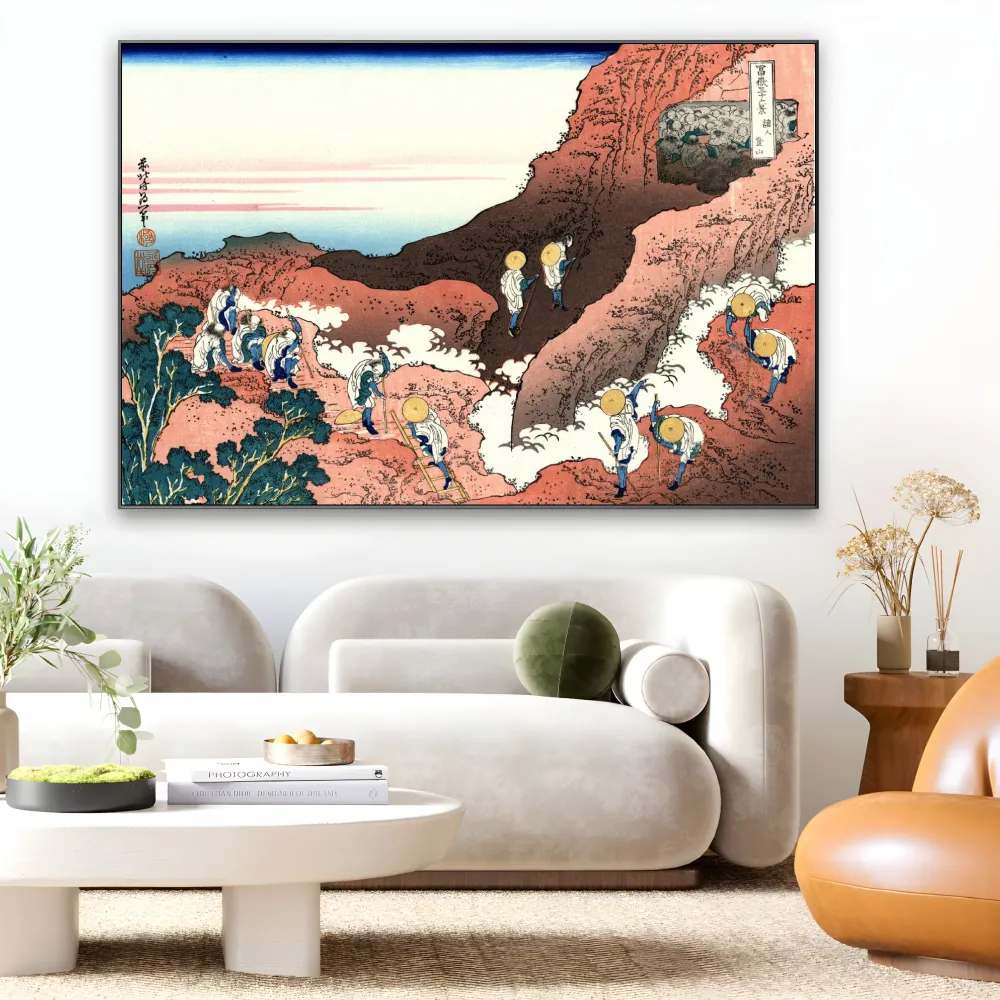 Kiipeily Fuji-vuorelle, Katsushika Hokusai OGC
