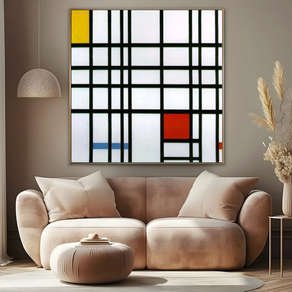 Koostumus punaisella, keltaisella ja sinisellä, Piet Mondrian OGC