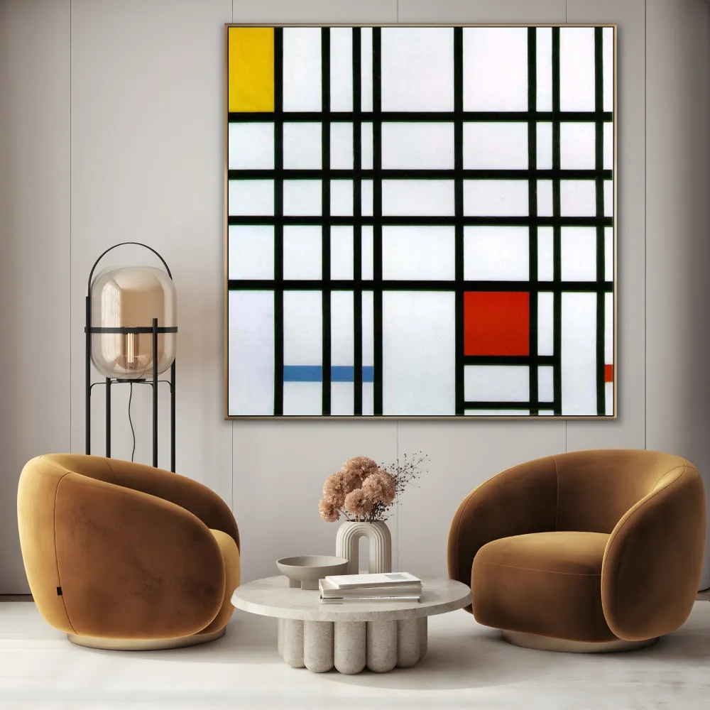 Koostumus punaisella, keltaisella ja sinisellä, Piet Mondrian OGC