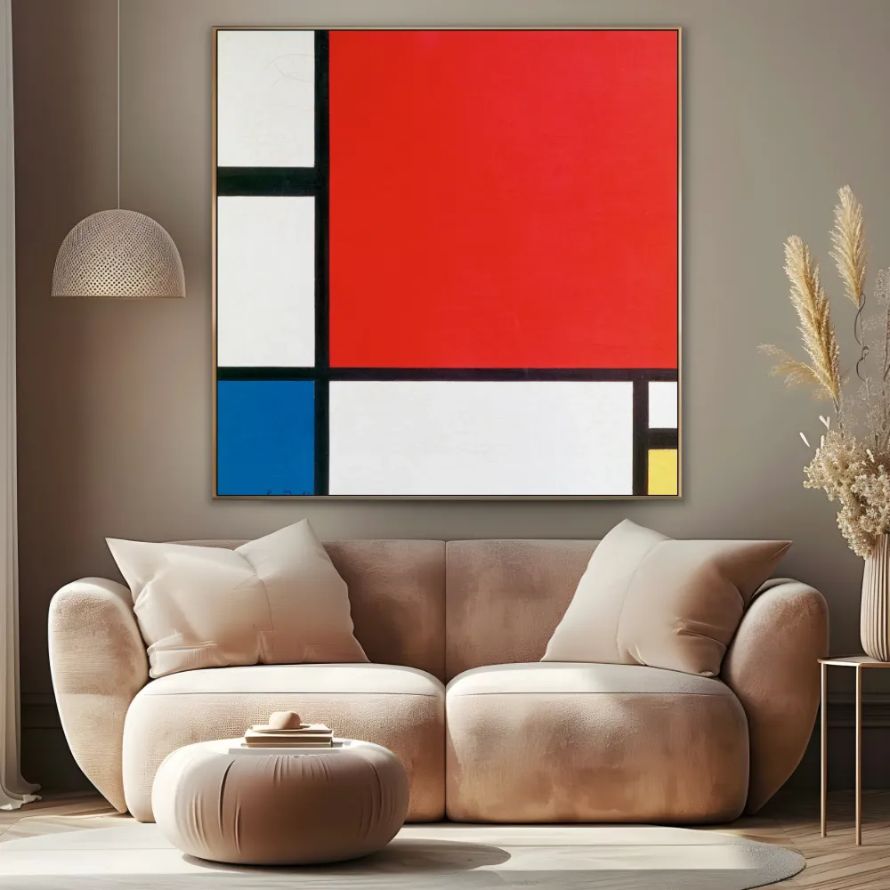 Koostumus punaisella, sinisellä ja keltaisella, Piet Mondrian OGC