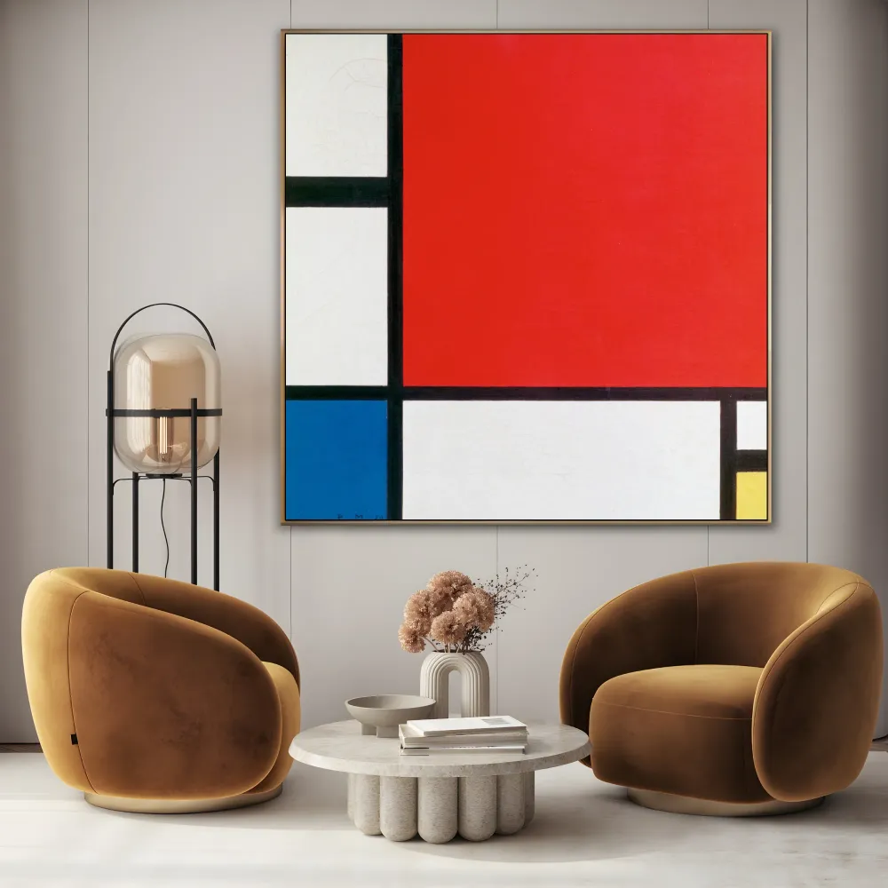 Koostumus punaisella, sinisellä ja keltaisella, Piet Mondrian OGC