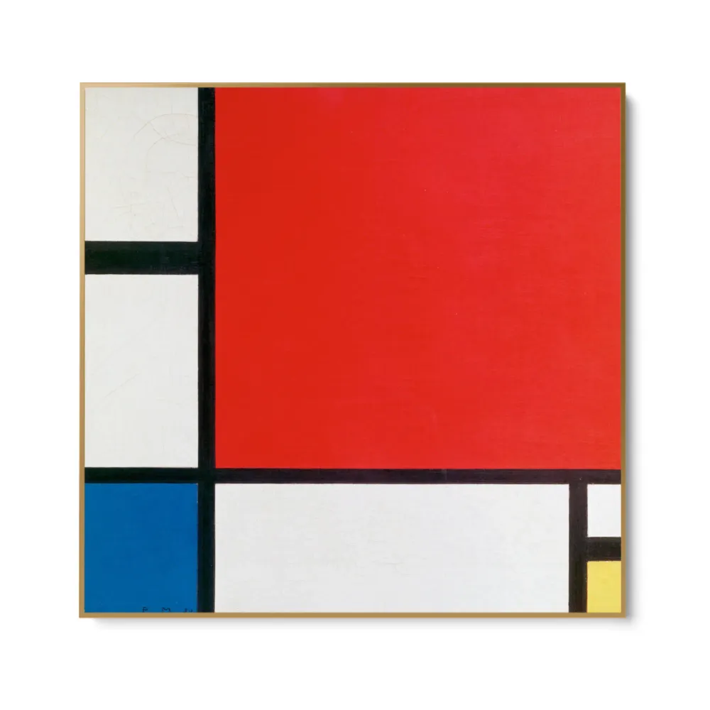 Koostumus punaisella, sinisellä ja keltaisella, Piet Mondrian OGC