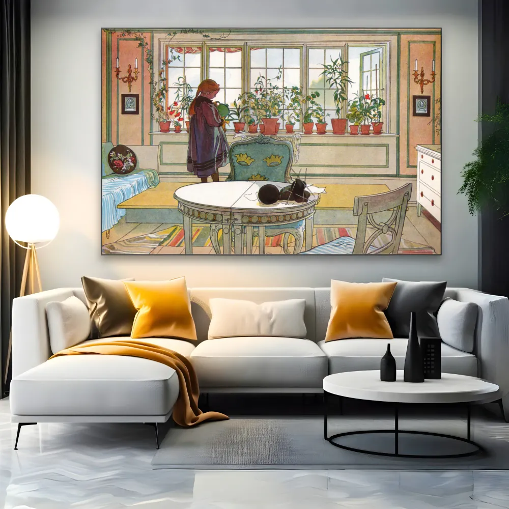 Kukitettu ikkuna, Carl Larsson OGC