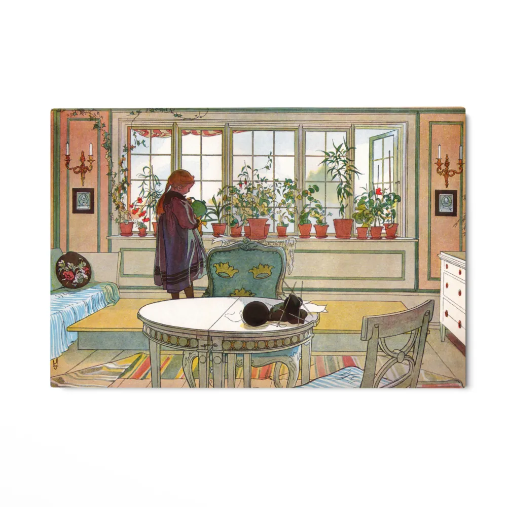 Kukitettu ikkuna, Carl Larsson OGC