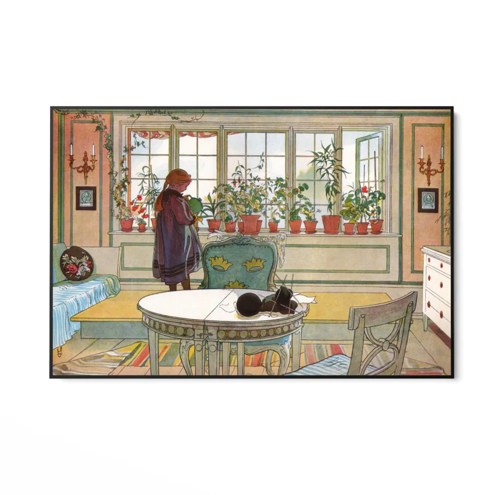 Kukitettu ikkuna, Carl Larsson OGC