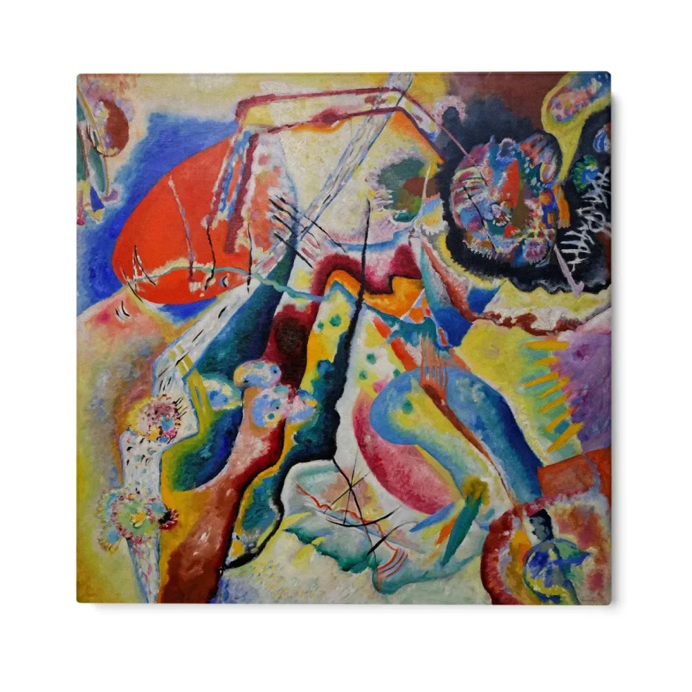 Maalaus punaisella läiskällä, Wassily Kandinsky OGC