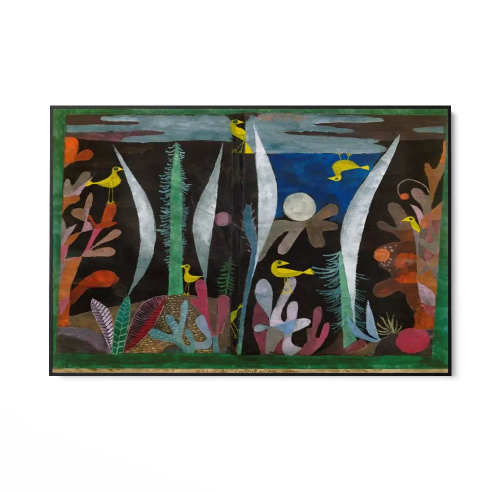 Maisema keltaisten lintujen kanssa, Paul Klee OGC