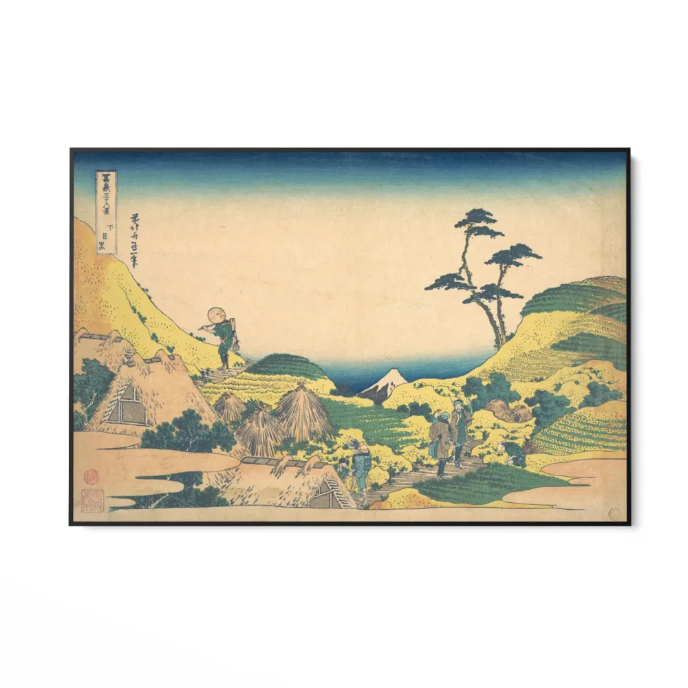 Meguro inferiore, Katsushika Hokusai OGC