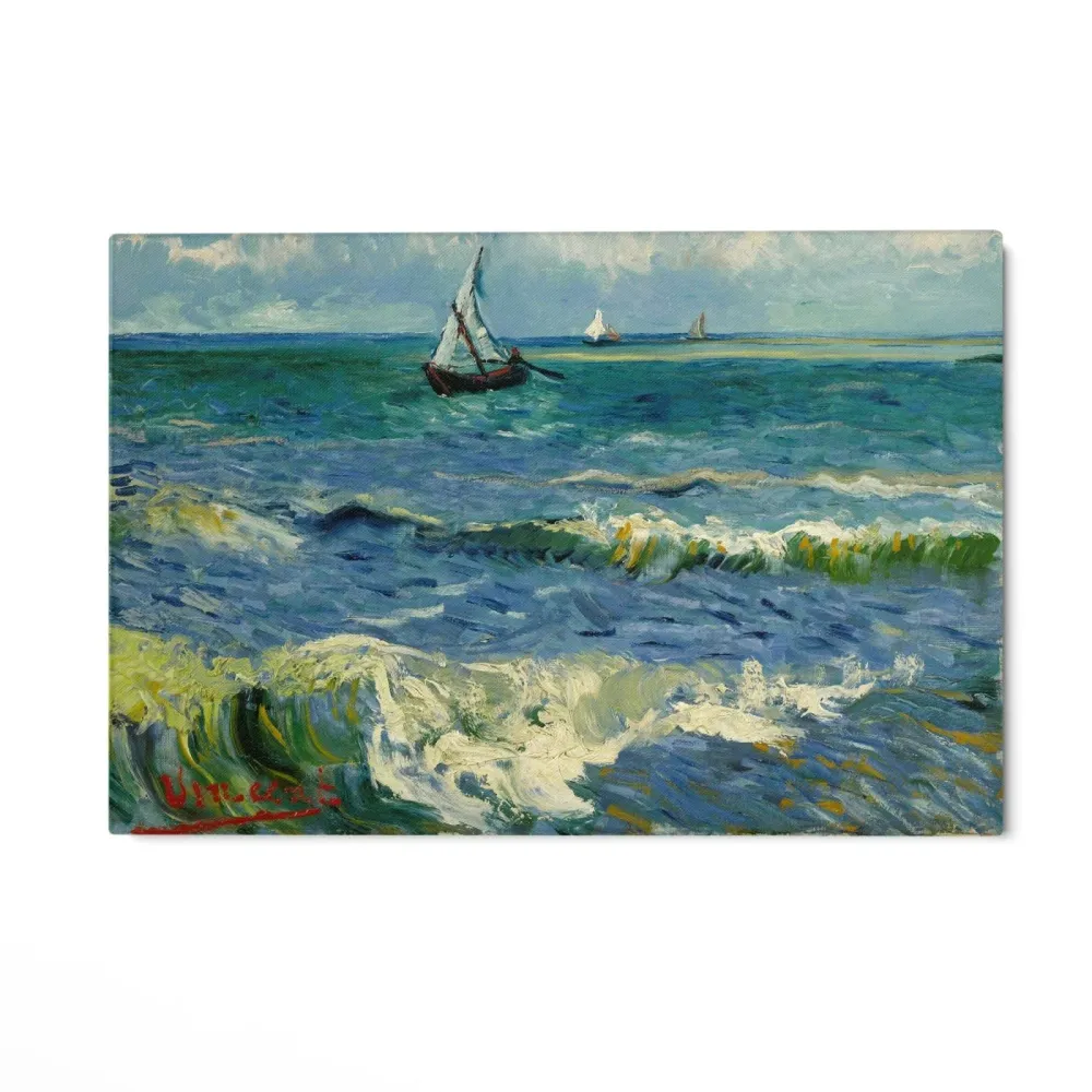Merimaisema lähellä Les Saintes Maries de la Meriä, Vincent Van Gogh OGC