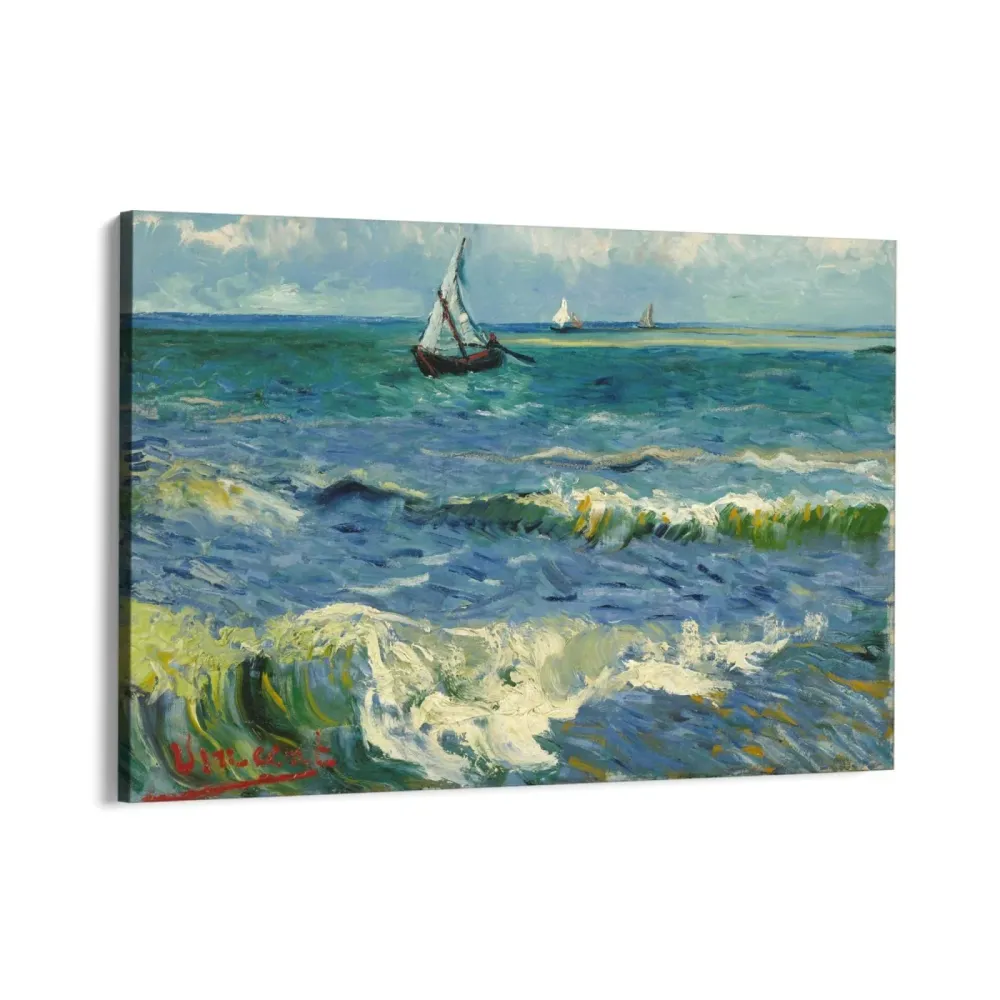 Merimaisema lähellä Les Saintes Maries de la Meriä, Vincent Van Gogh OGC