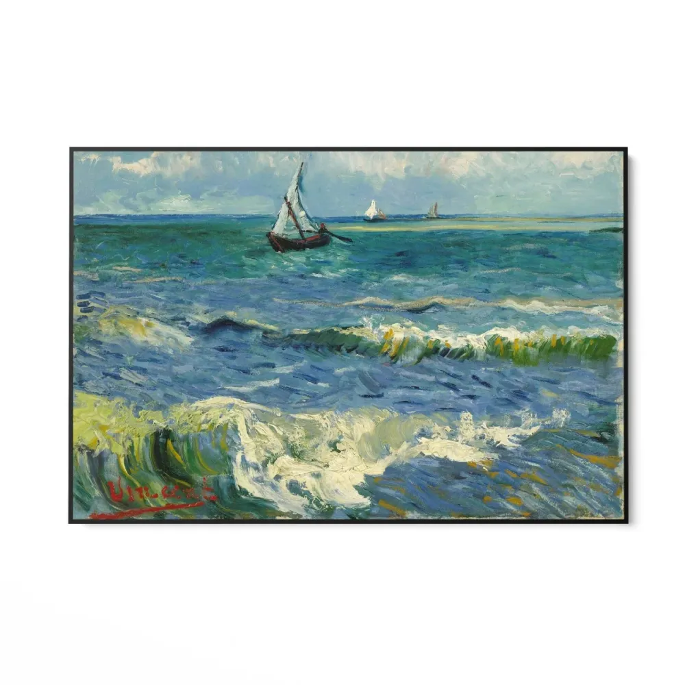 Merimaisema lähellä Les Saintes Maries de la Meriä, Vincent Van Gogh OGC
