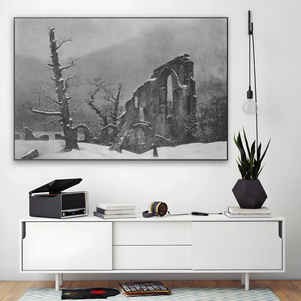 Monaco lumessa, Caspar David Friedrich OGC