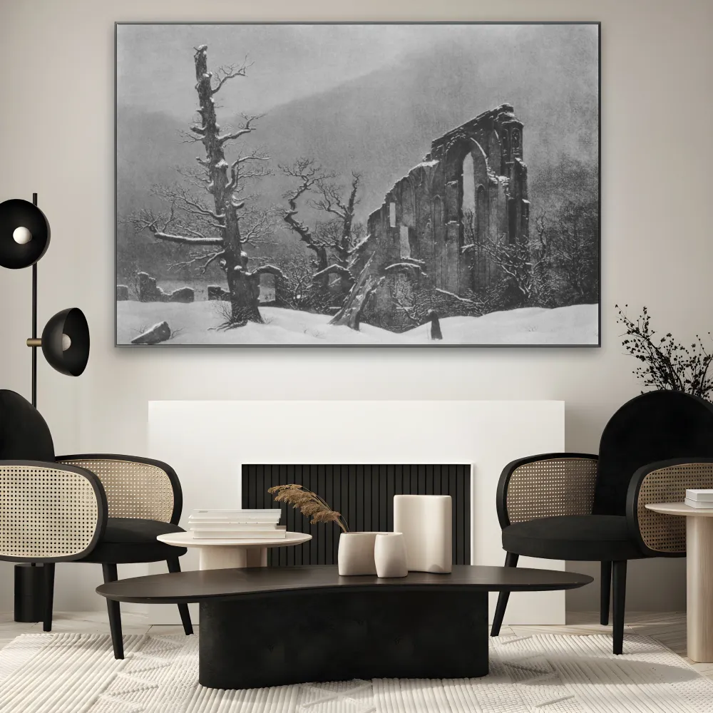 Monaco lumessa, Caspar David Friedrich OGC