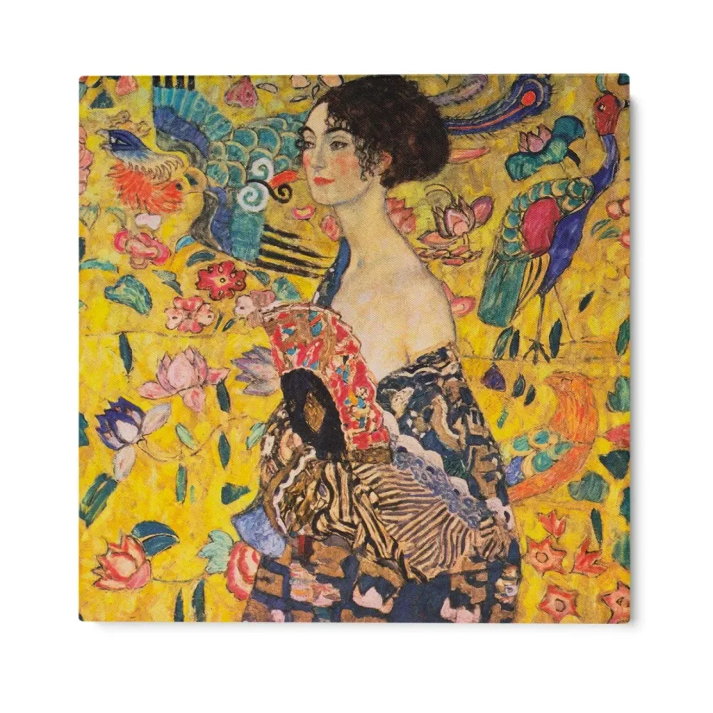Nainen tuulettimen kanssa, Gustav Klimt OGC