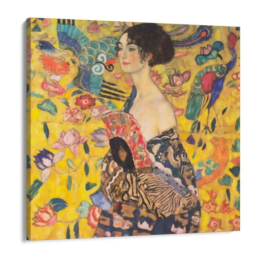 Nainen tuulettimen kanssa, Gustav Klimt OGC