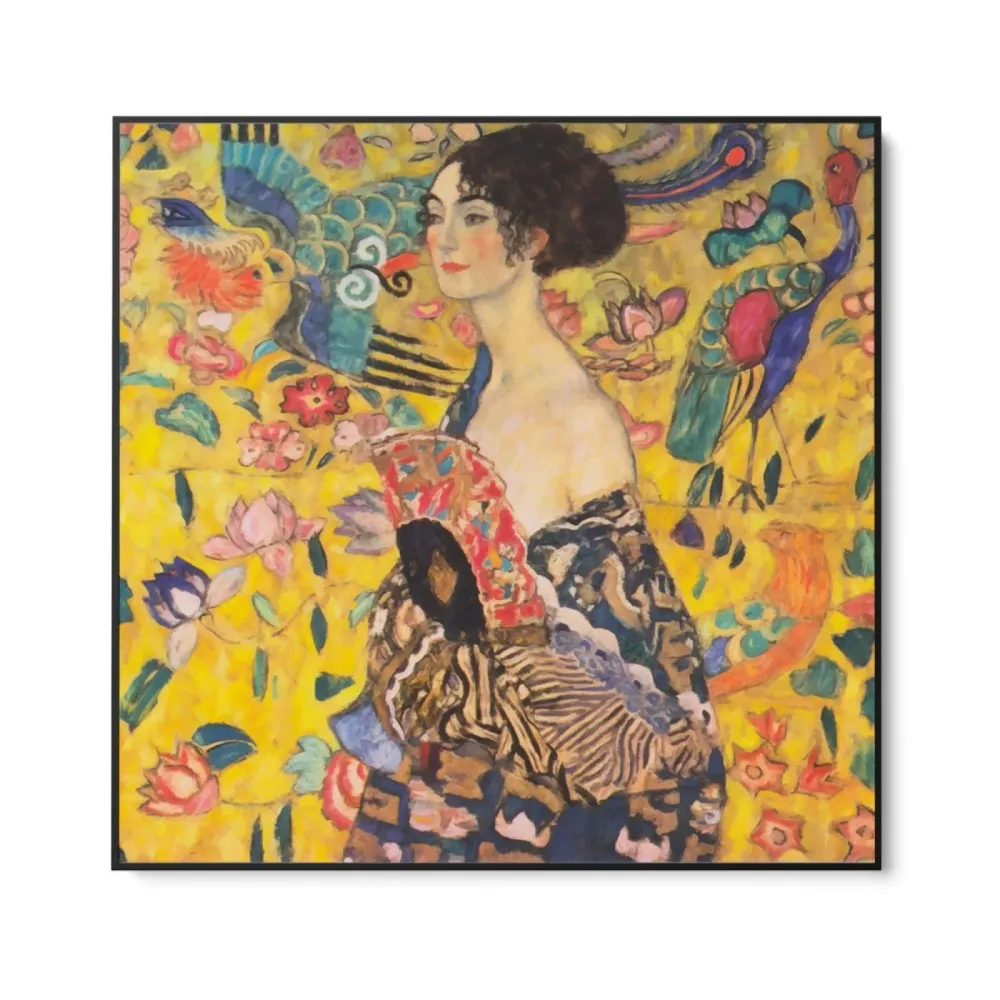 Nainen tuulettimen kanssa, Gustav Klimt OGC