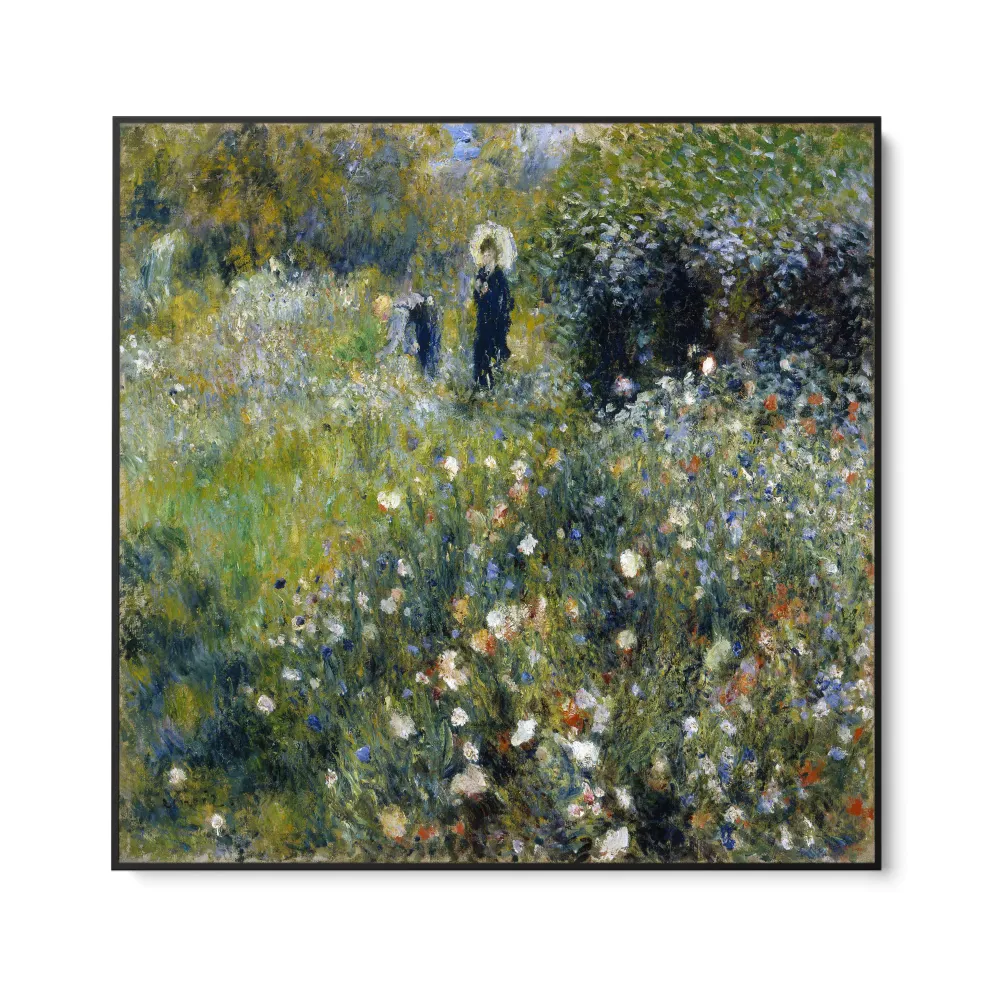 Nainen varjostimen kanssa puutarhassa, Pierre Auguste Renoir OGC