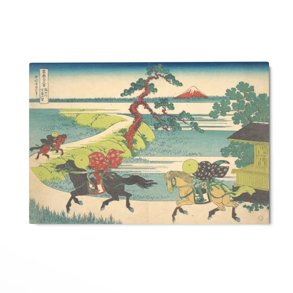 Näkymä Sekiyan kylästä Sumida-joella, Katsushika Hokusai OGC