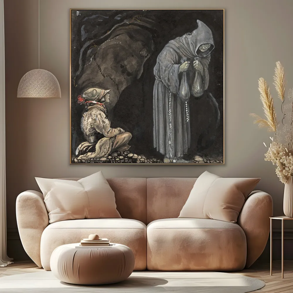 Noita ja poika, John Bauer OGC